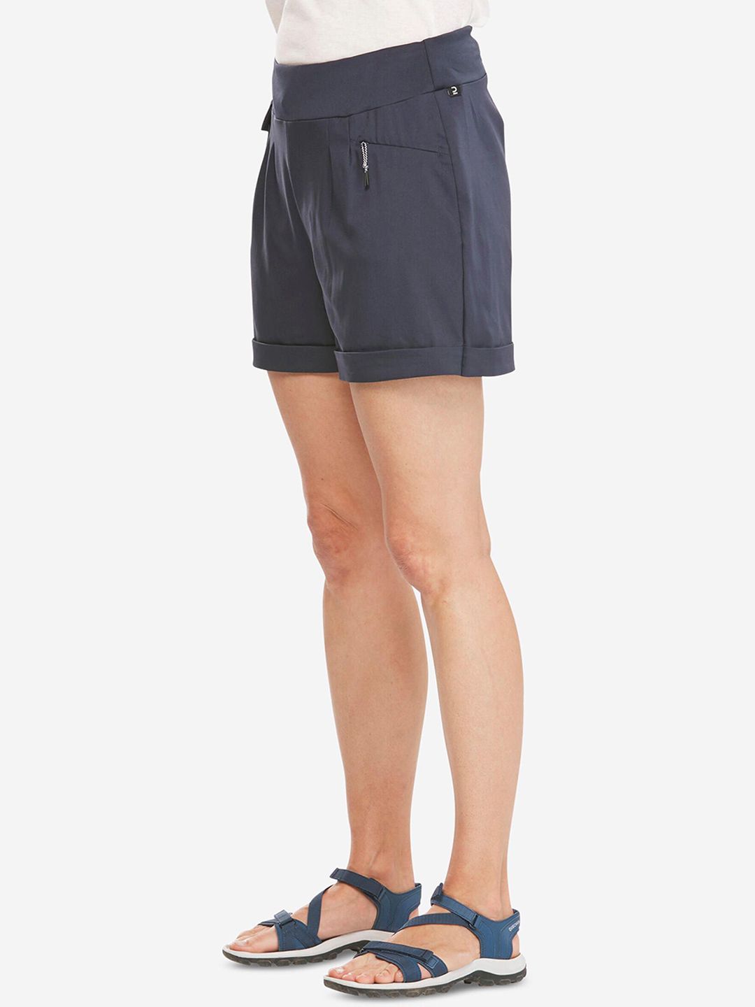 Quechua By Decathlon Women Solid Trekking Shorts-picture-50