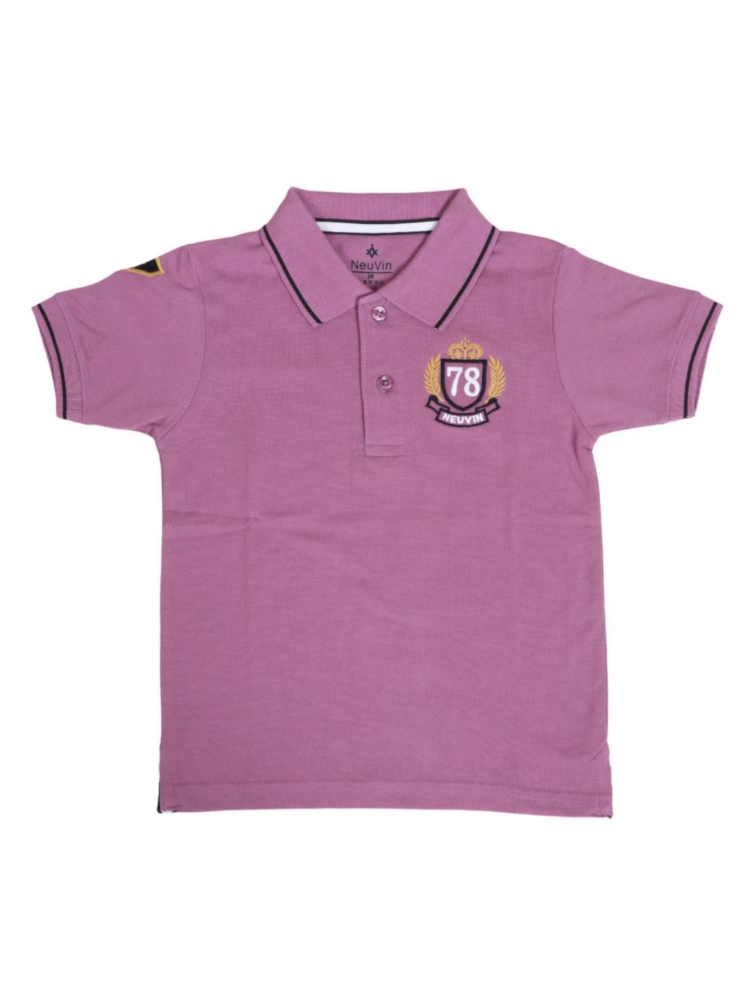 NeuVin Boys Polo Collar Applique T-shirt-picture-10
