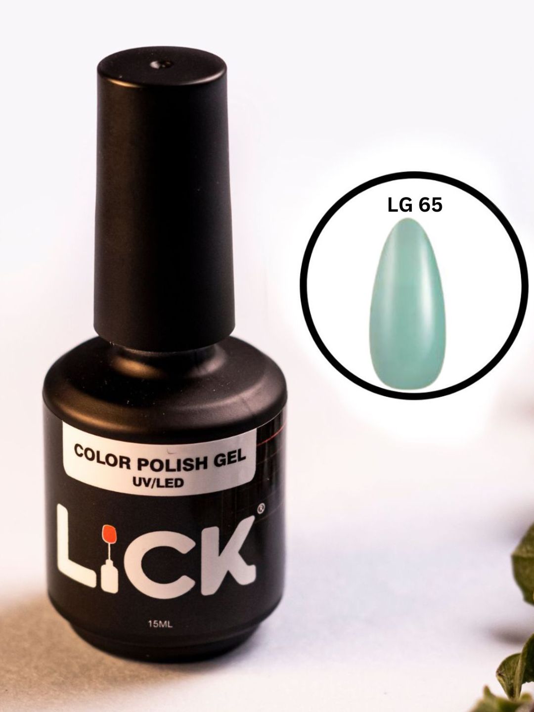 LICK UV/LED Long Lasting Gel Nail Polish - 15 ml - Turquoise Blue - LG 65-image-36