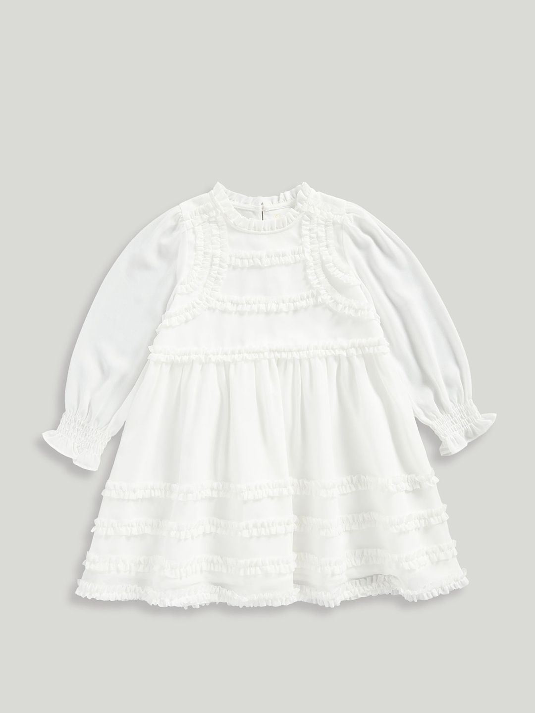 mothercare Ruffled Fit & Flare Dress-image-11