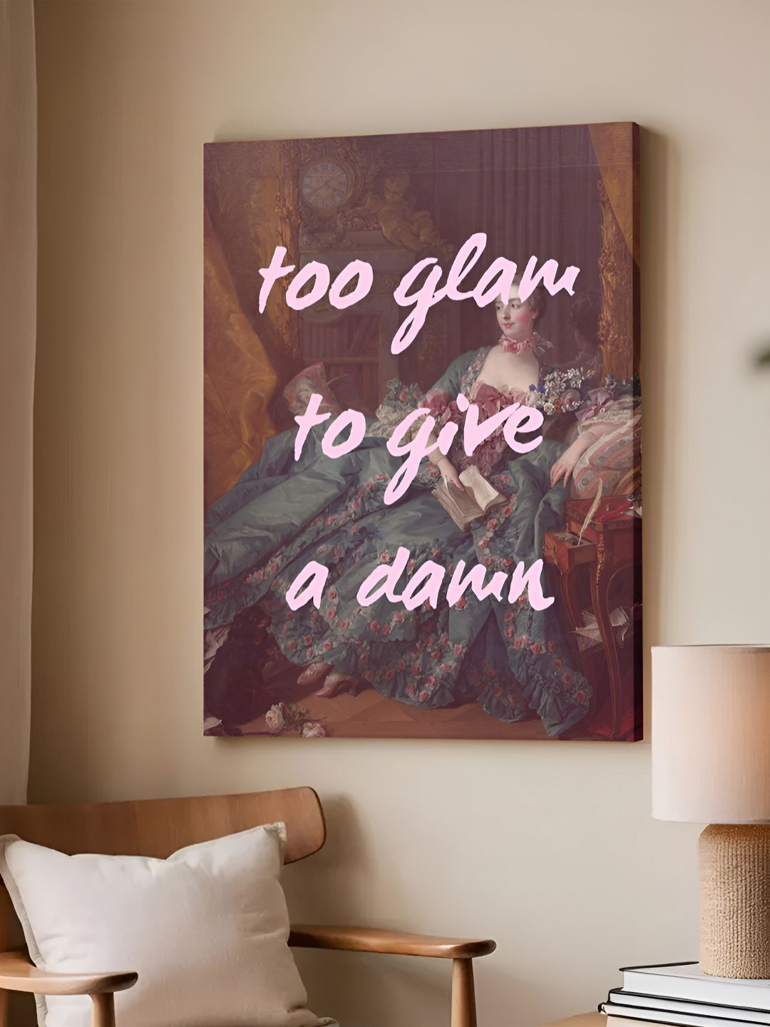 Myntra Elegant Homes Brown & Pink 1 Piece Canvas Other Wall Paintings-picture-39