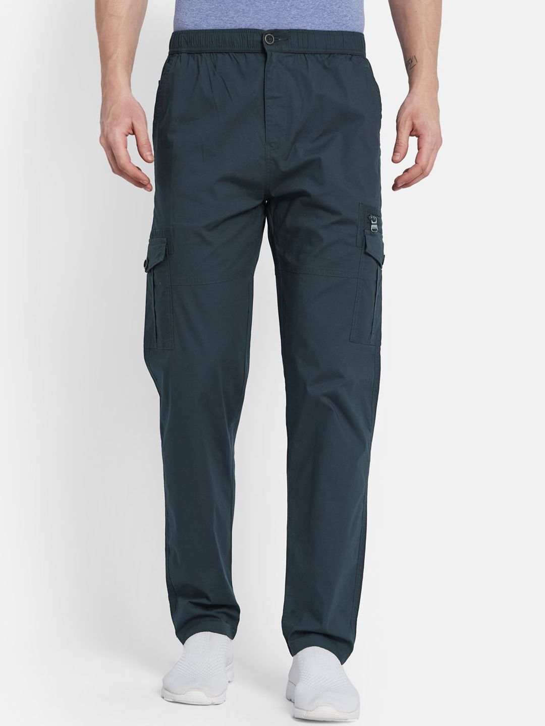 Octave Mid-Rise Cargos Trousers-picture-38