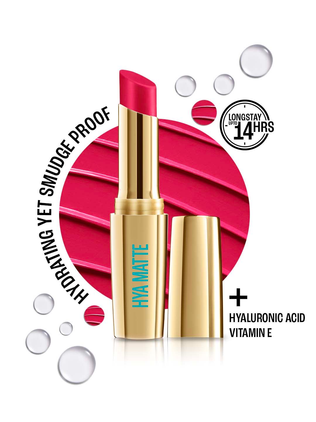 Lakme 9to5 Hya Matte Hydrating Smudge Proof Lipstick - Magenta Morning PM1-picture-20