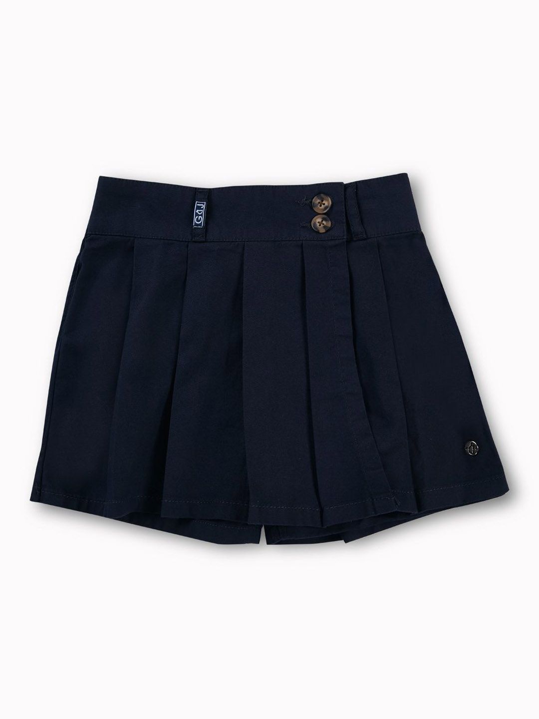 Gini and Jony Girls Pure Cotton Pleated Mini Skort