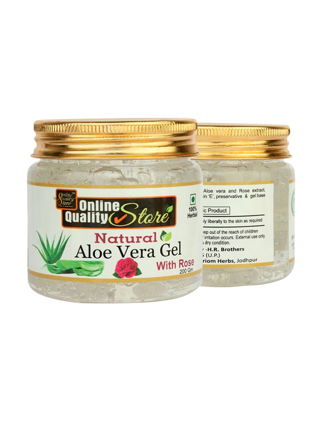 Online Quality Store Aloe Vera Gel With Rose For Skin - 200 g-picture-12