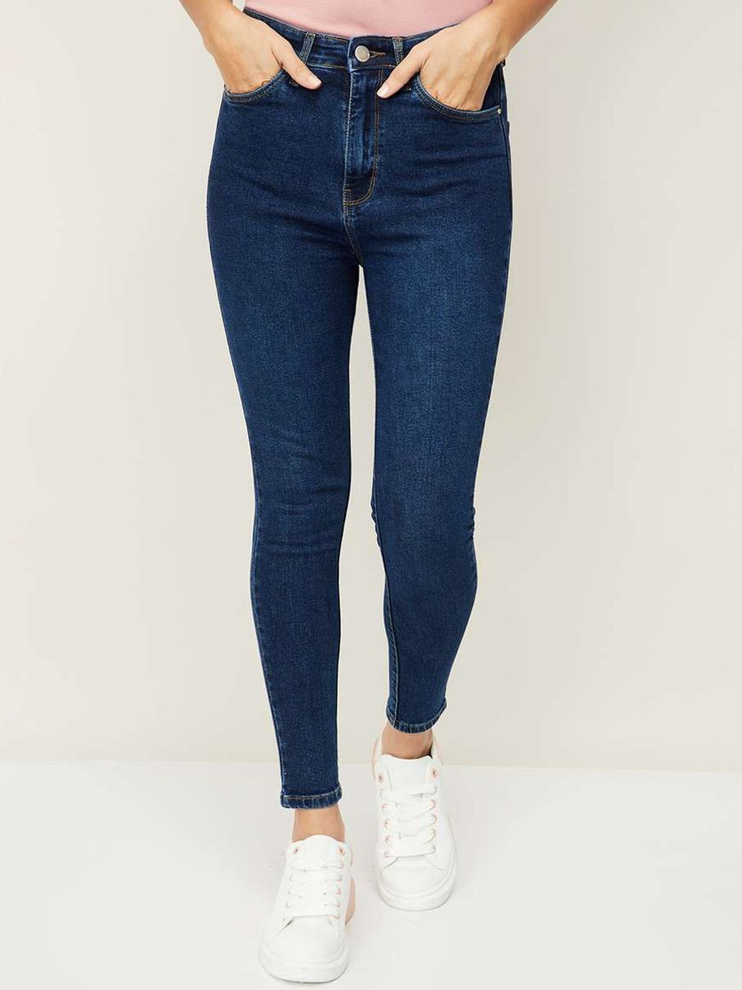 Xpose Women Comfort Slim Fit High-Rise Stretchable Jeans