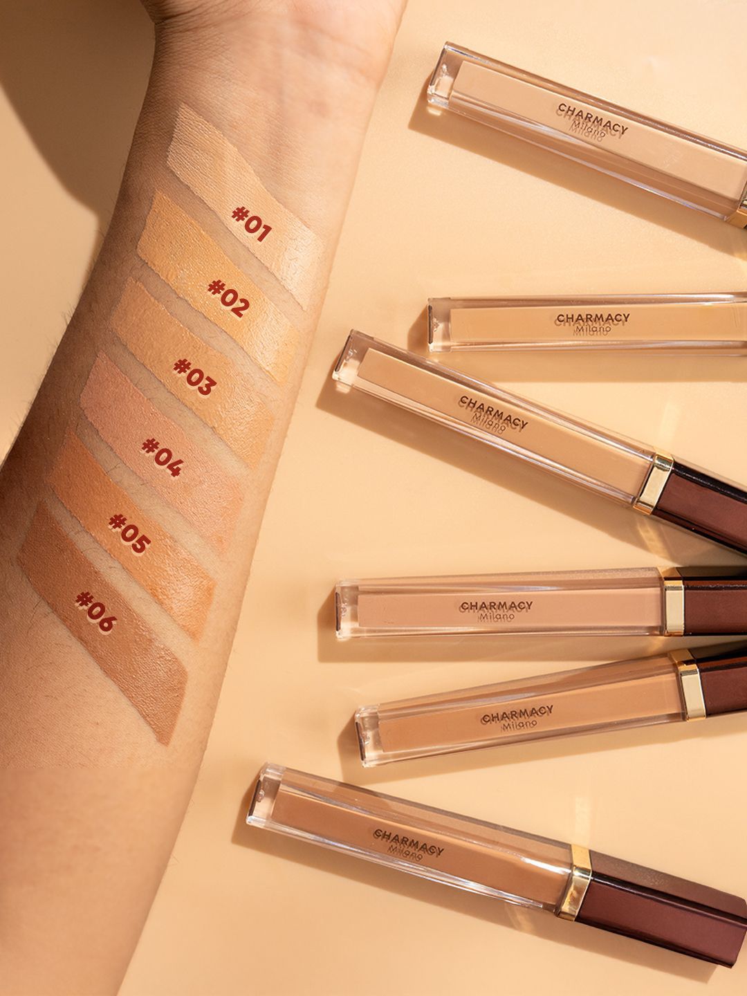 Charmacy Milano CMC Long Lasting Concealer With Jojoba Oil - 7 ml - C 04-picture-38