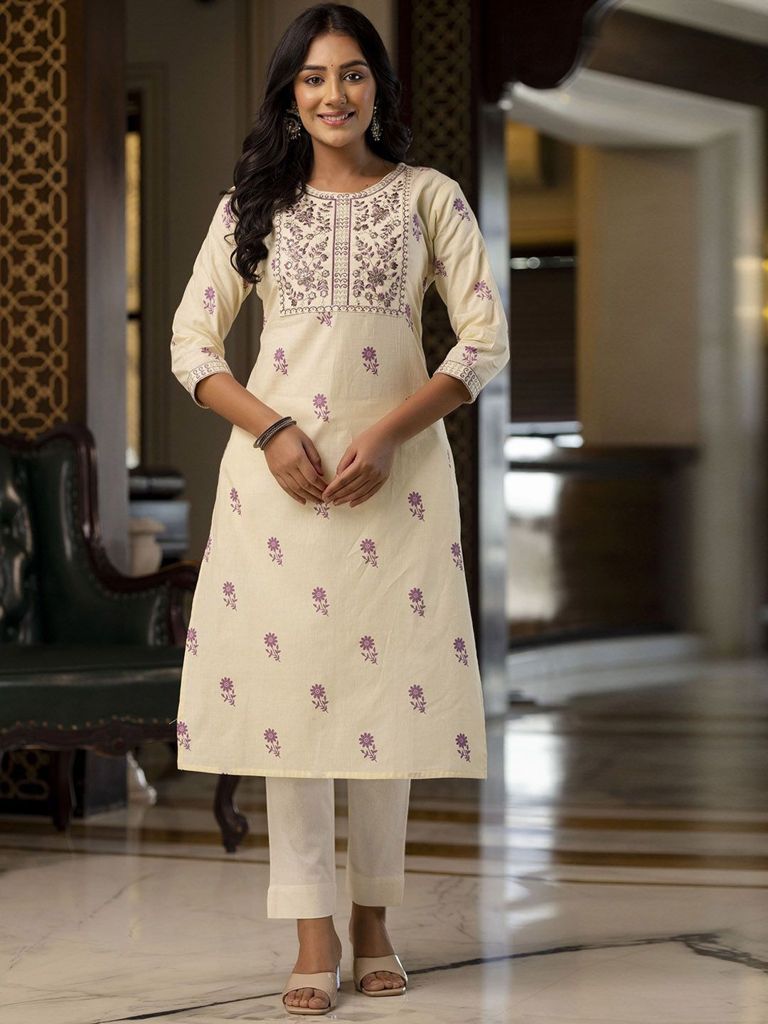 BKApparels Women Floral Printed Kurta-picture-35