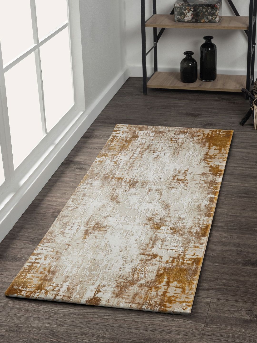 OBSESSIONS Beige & Brown Printed FloorRunners-picture-15