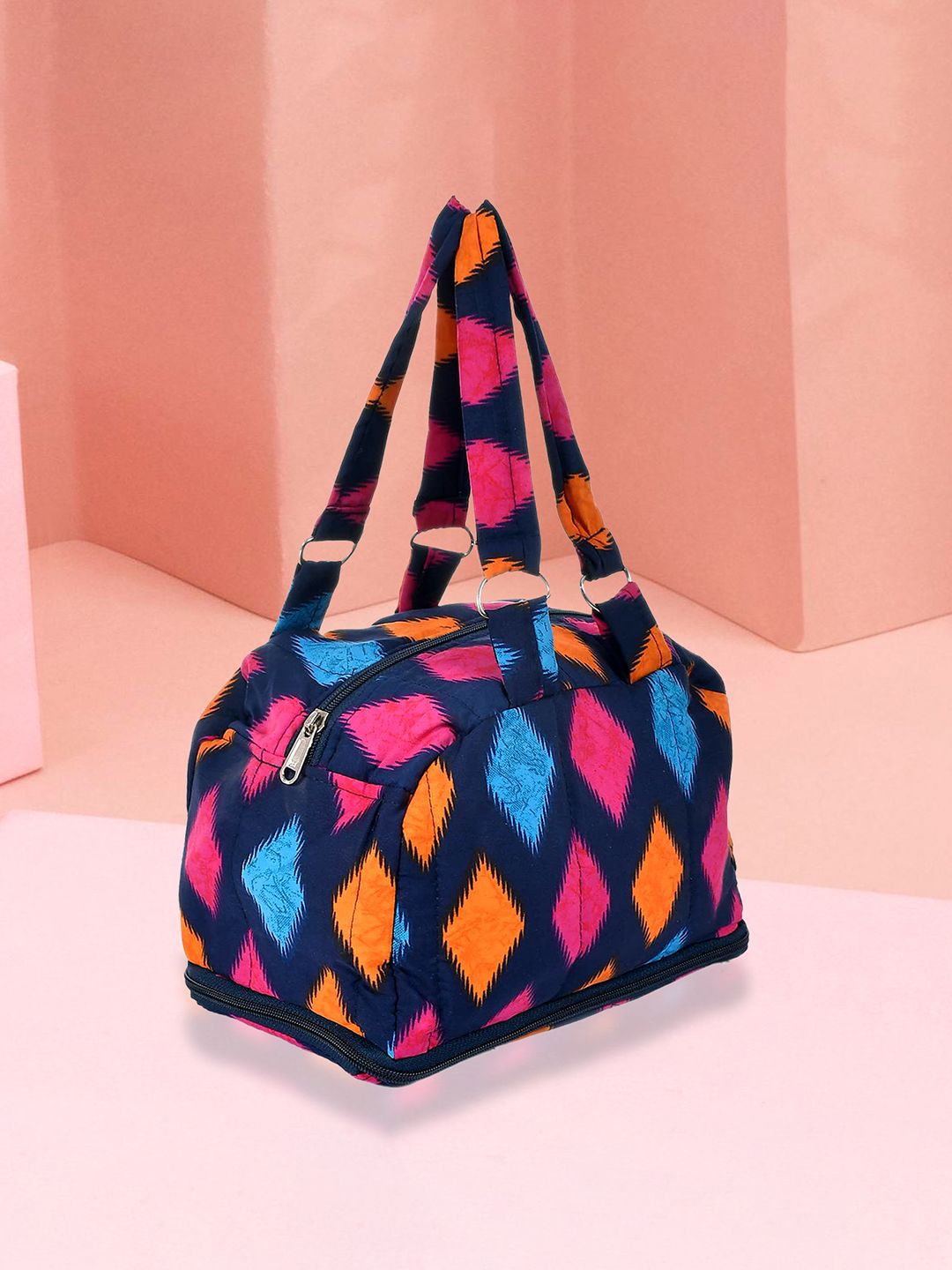 Kuber Industries Colourblocked Shopper Shoulder Bag with Tasselled-image-4