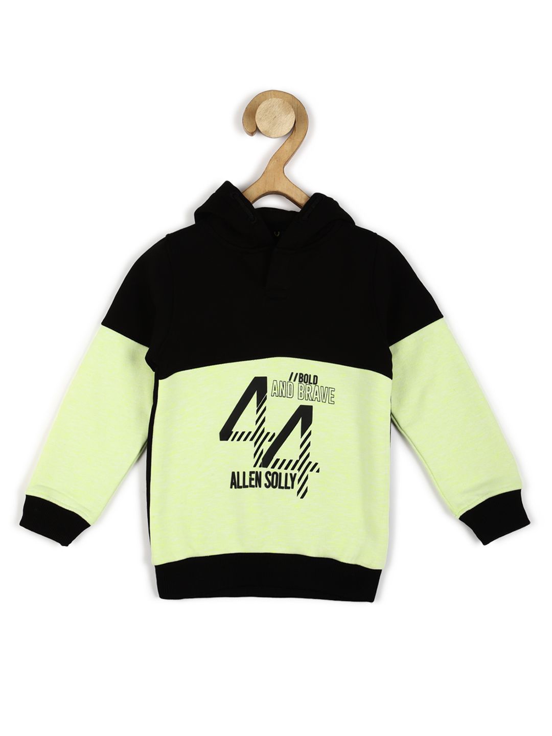 Allen Solly Junior Boys Colourblocked Hooded Sweatshirt-picture-25