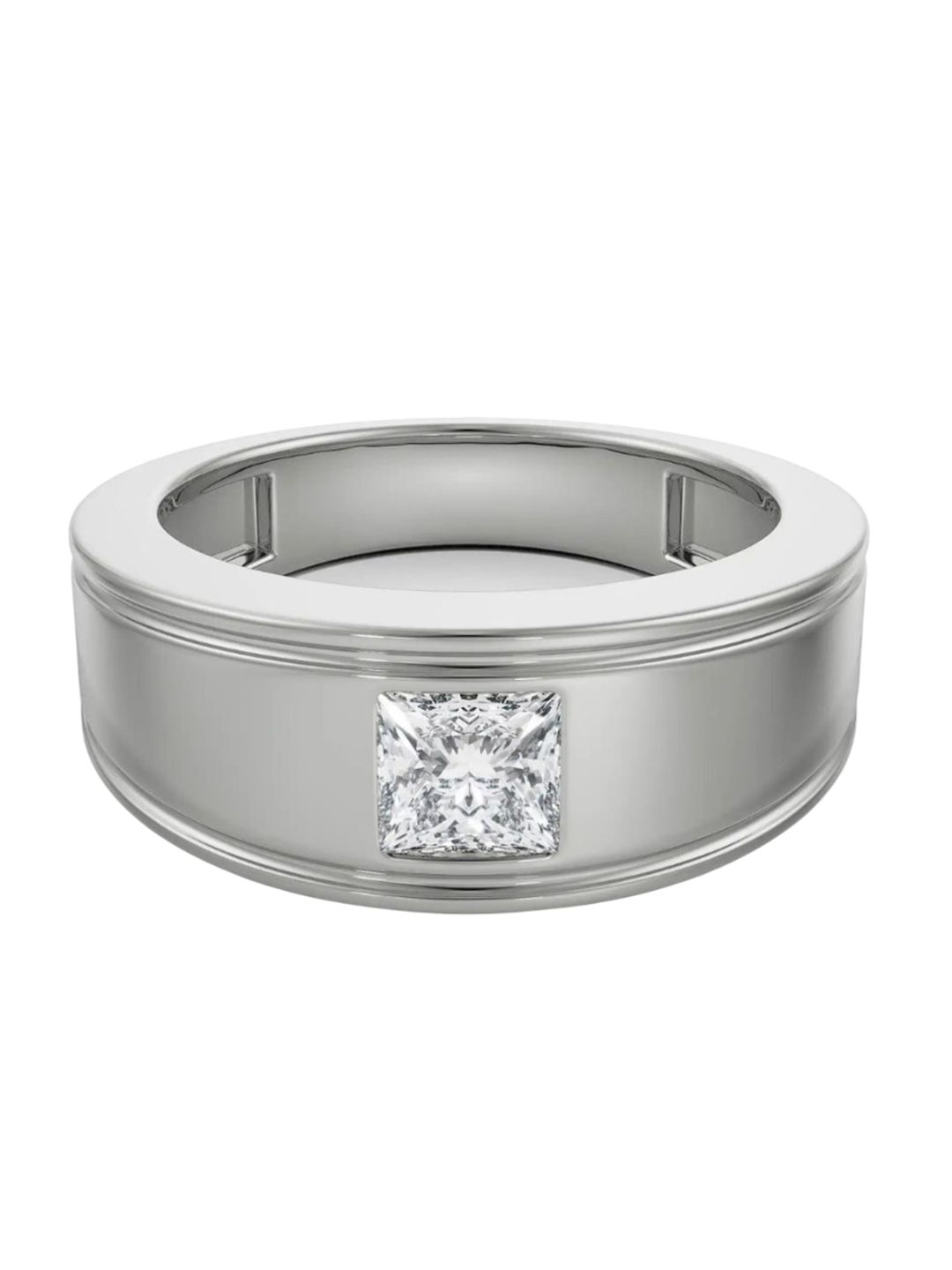 Emori Princess Cut Diamond Band For Men-picture-50