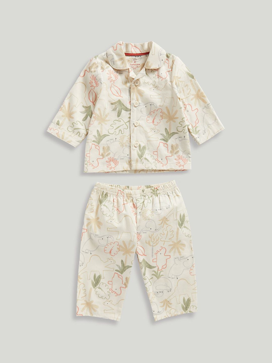 mothercare Boys Printed Shirt with Pyjamas-picture-13