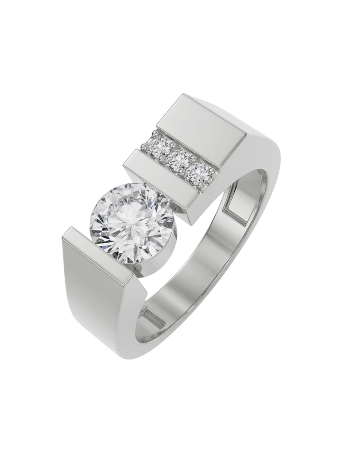 Emori Classic Round Solitaire Wedding Band-picture-40