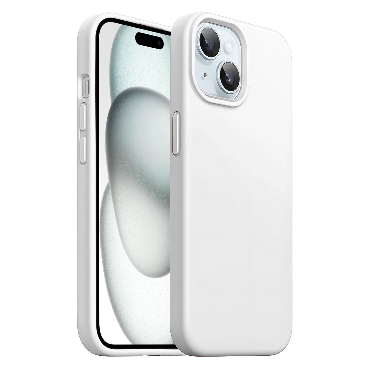 LIRAMARK Solid Printed iPhone 15 Plus Back Case Mobile Accessories-picture-10