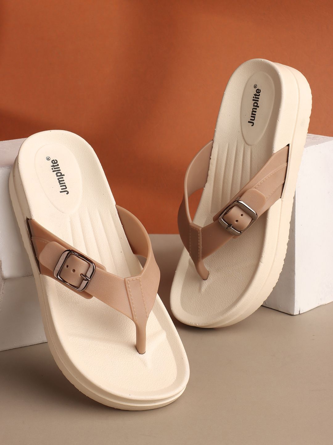 JUMPLITE Women Open Toe Flats-picture-28