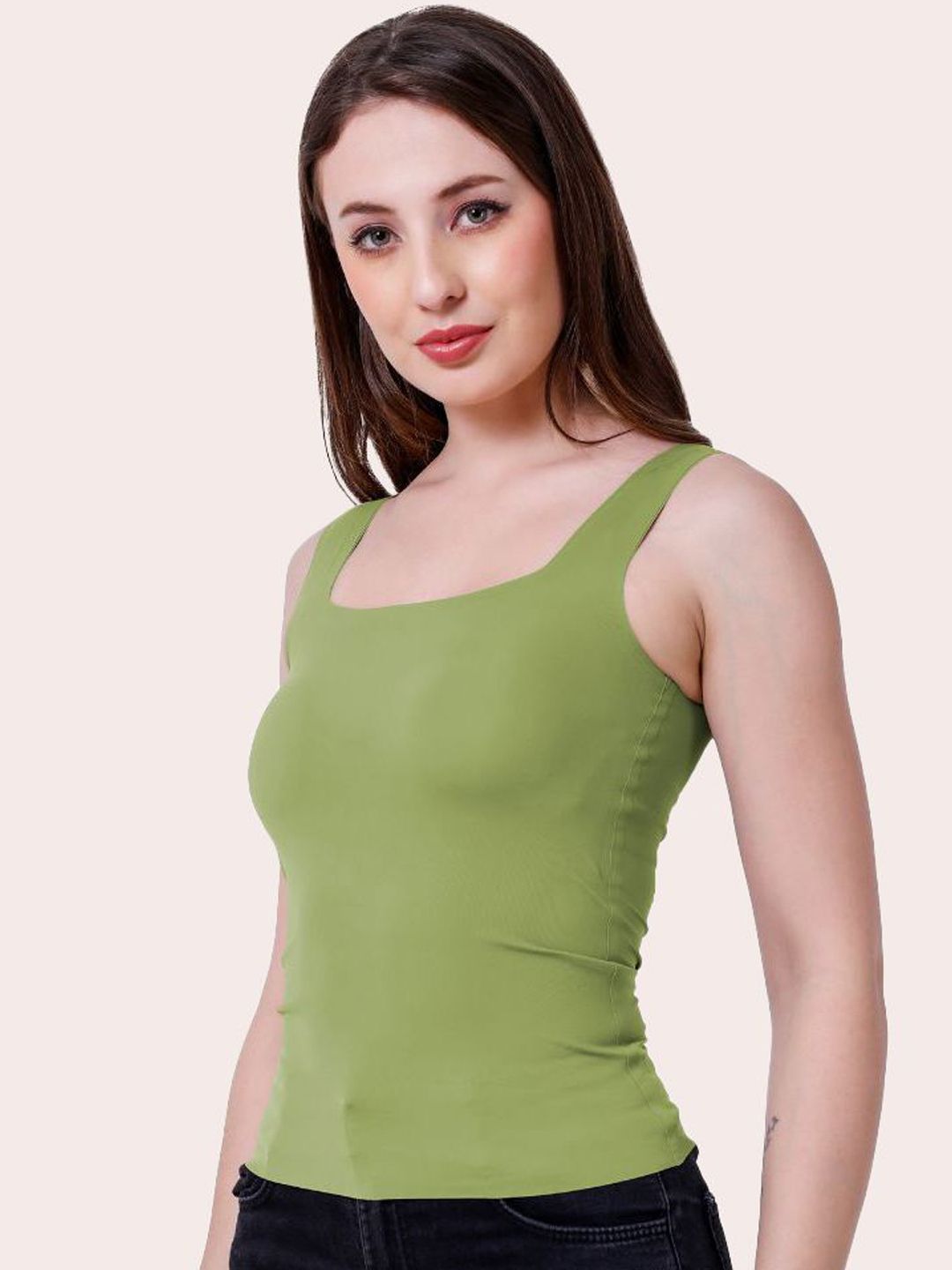 CareDone Shoulder Straps Lightly Padded Camisole-picture-19