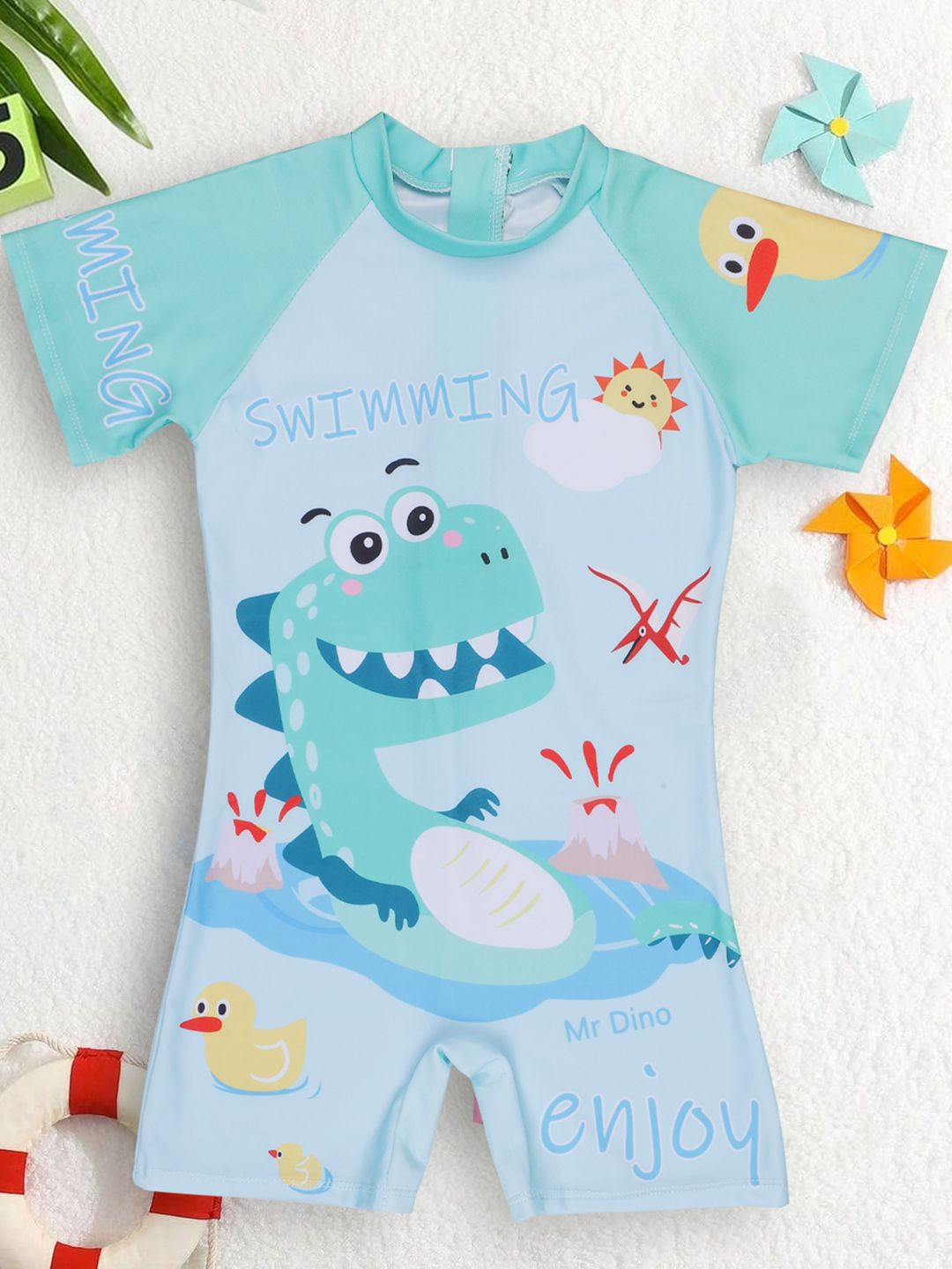 PASSION PETALS Girls Printed Legged Swimwear-picture-22