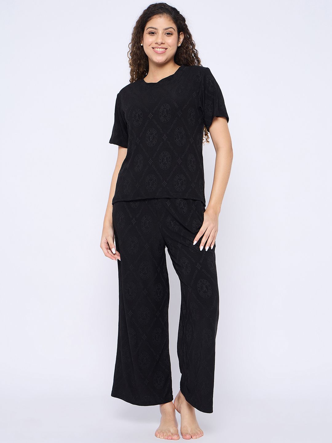 Camey Women Printed Night suit-picture-23