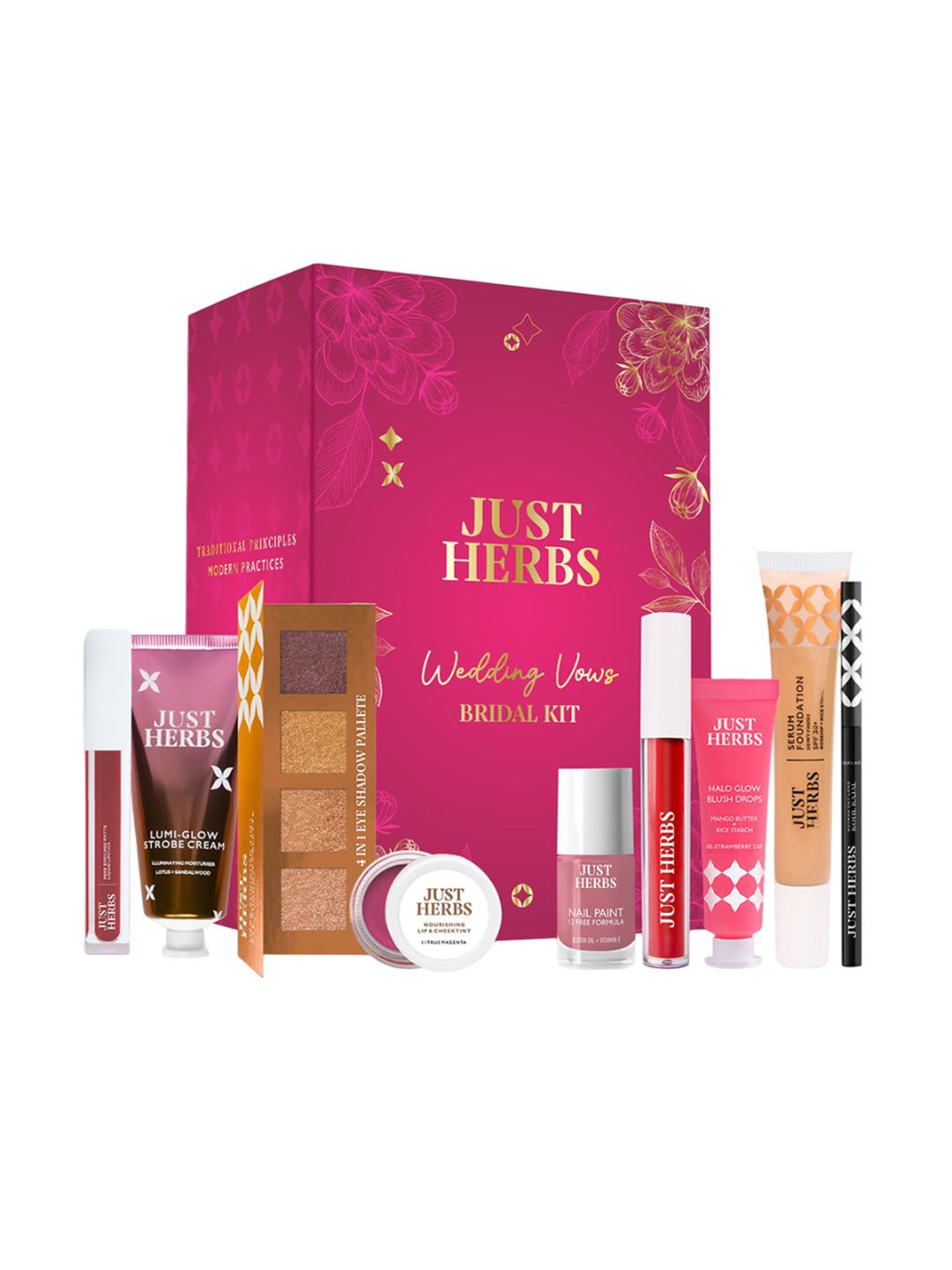 Just Herbs Set Of 9 Makeup Kit-picture-34