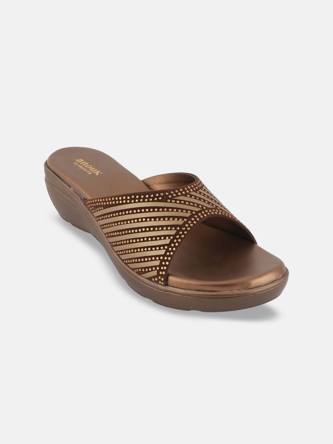 Anouk Embellished Party Block Peep Toes-picture-23