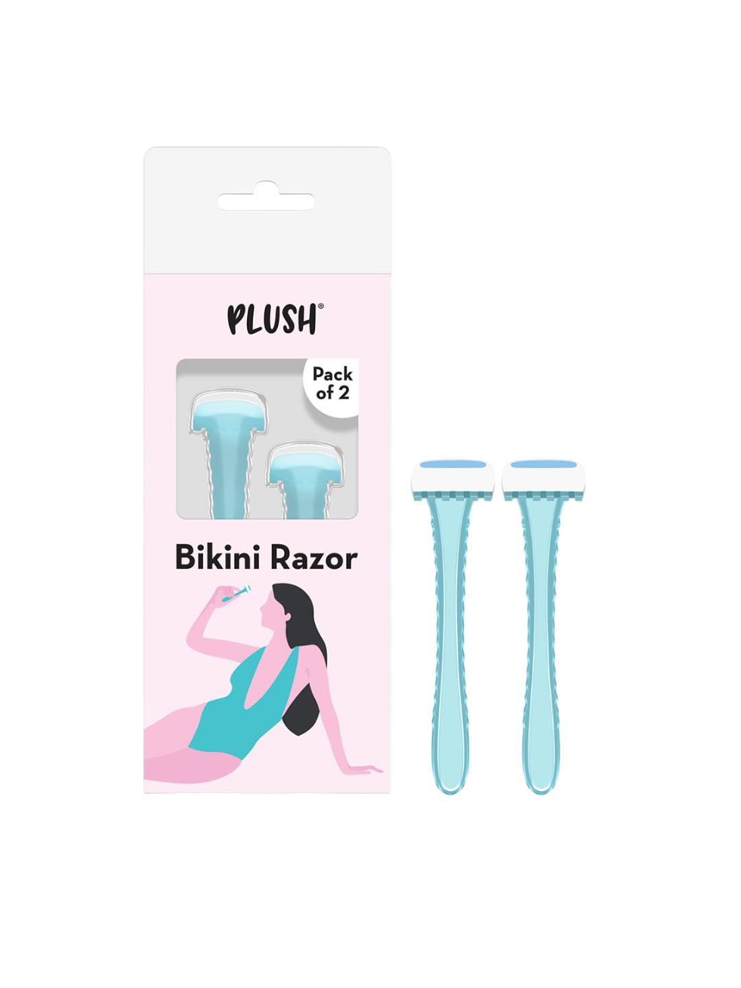 Plush Set Of 2 Bikini Razor For Painless Hair Removal-image-28