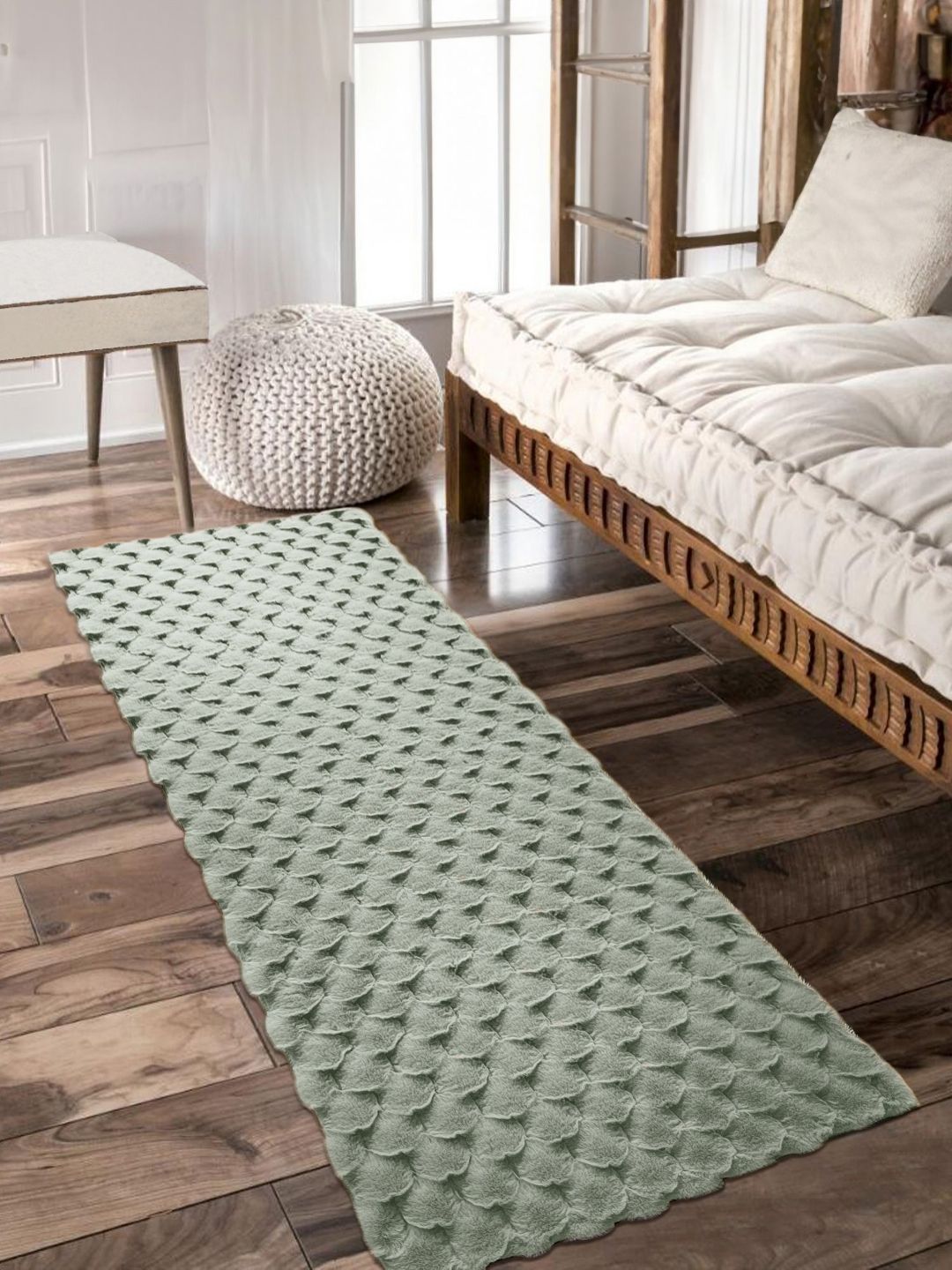 OBSESSIONS Olive Textured FloorRunners