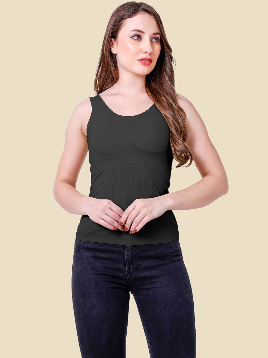 CareDone Shoulder Straps Lightly Padded Camisole-picture-23