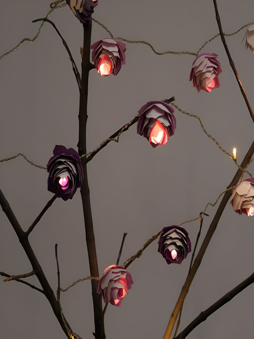 FIG Purple & Pink Lush Bloom String Light-image-34