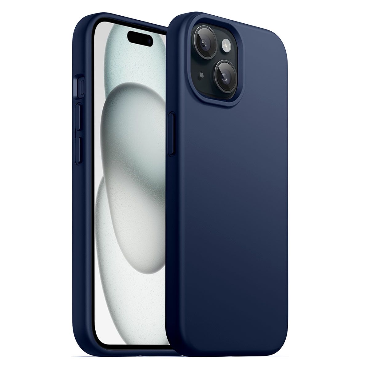 LIRAMARK Solid Printed iPhone 15 Plus Back Case Mobile Accessories-picture-27