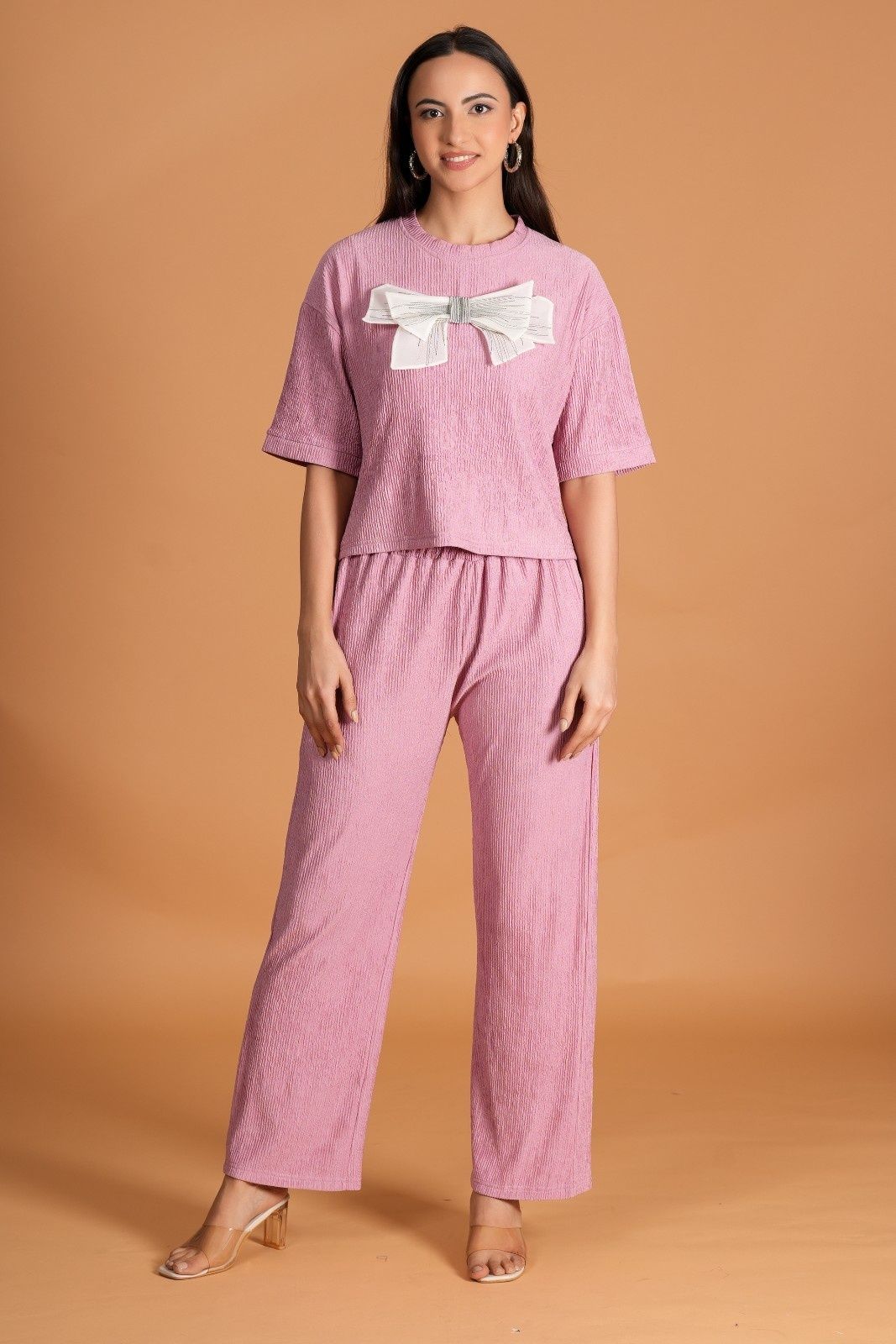 BAESD Self Design Pure Cotton Top With Trousers Co-Ords-picture-27