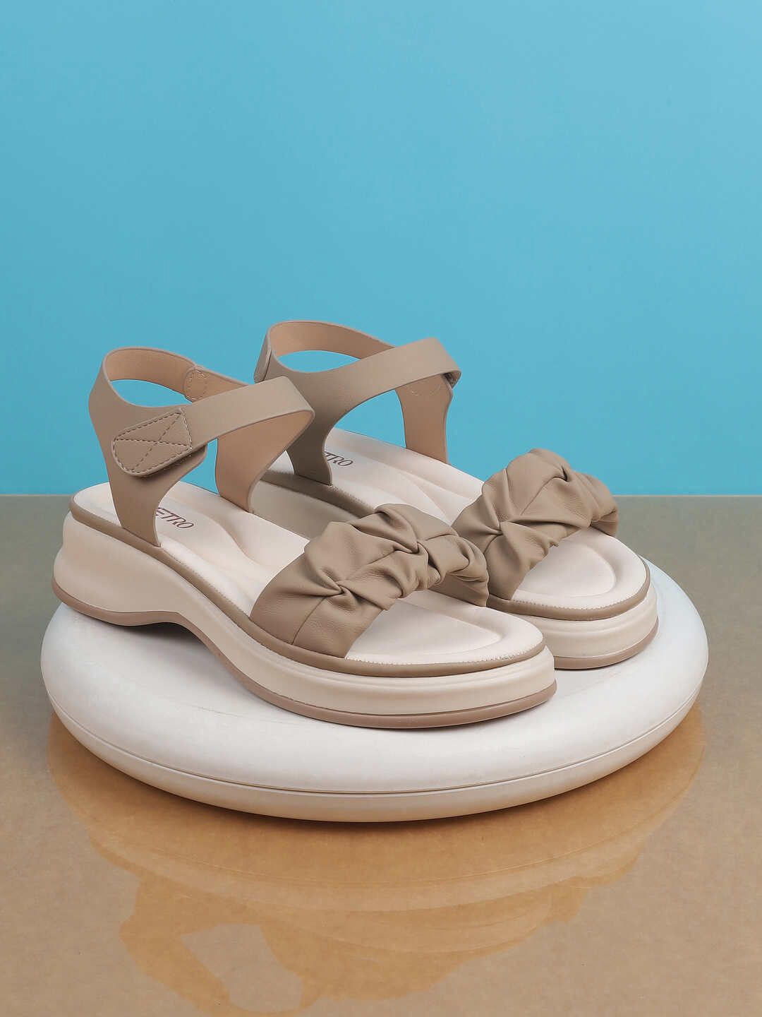 Mochi Women Open Toe Flats-picture-16