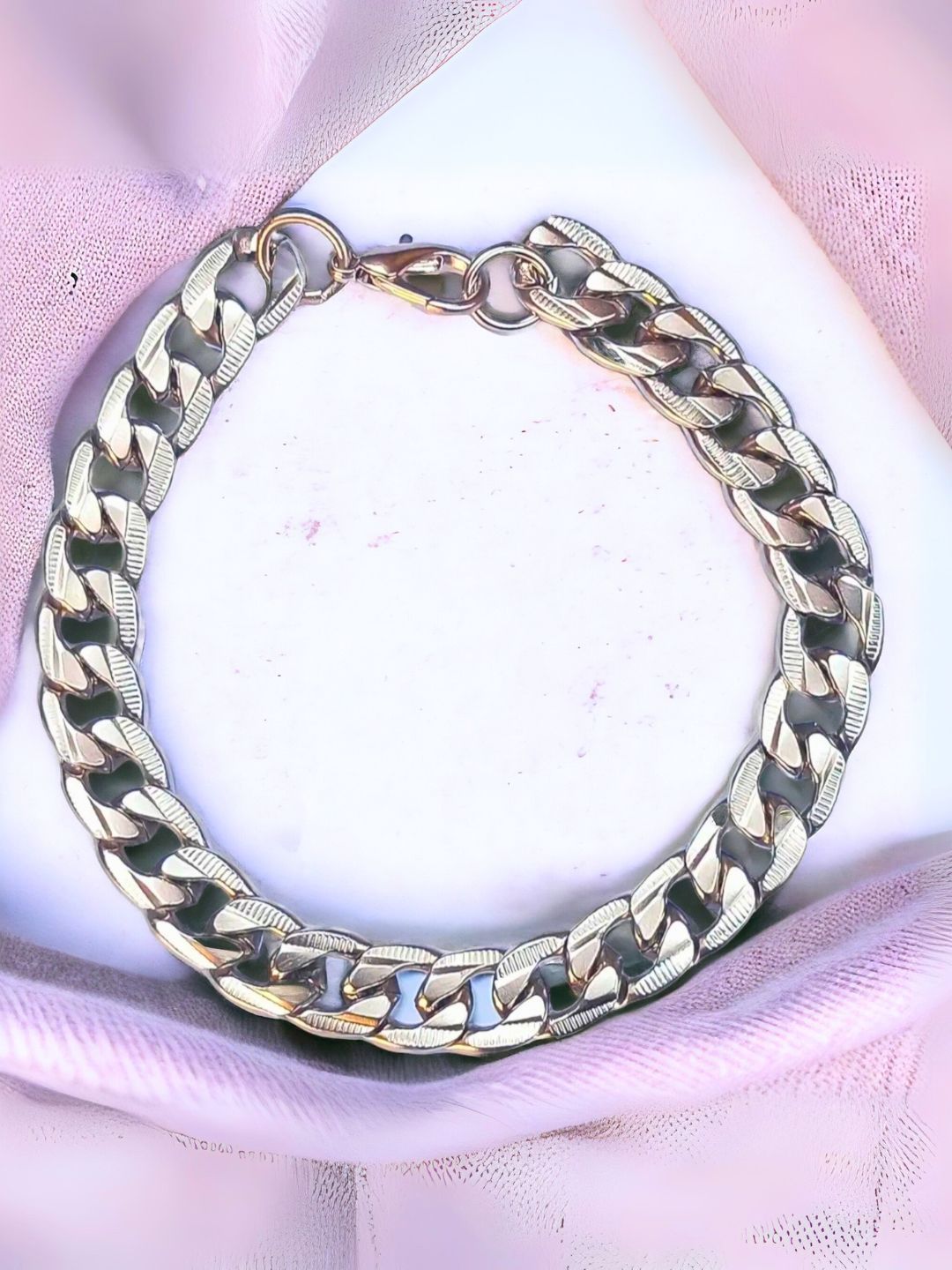 The Roadster Lifestyle Co Men Silver Plated Bracelet-picture-40