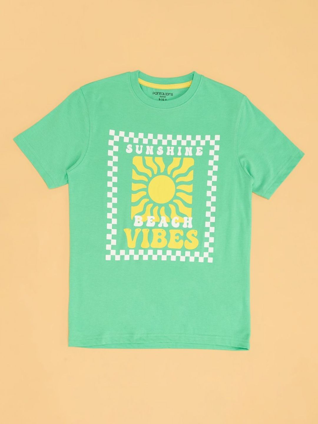 Pantaloons Junior Boys Typography Applique T-shirt-picture-31