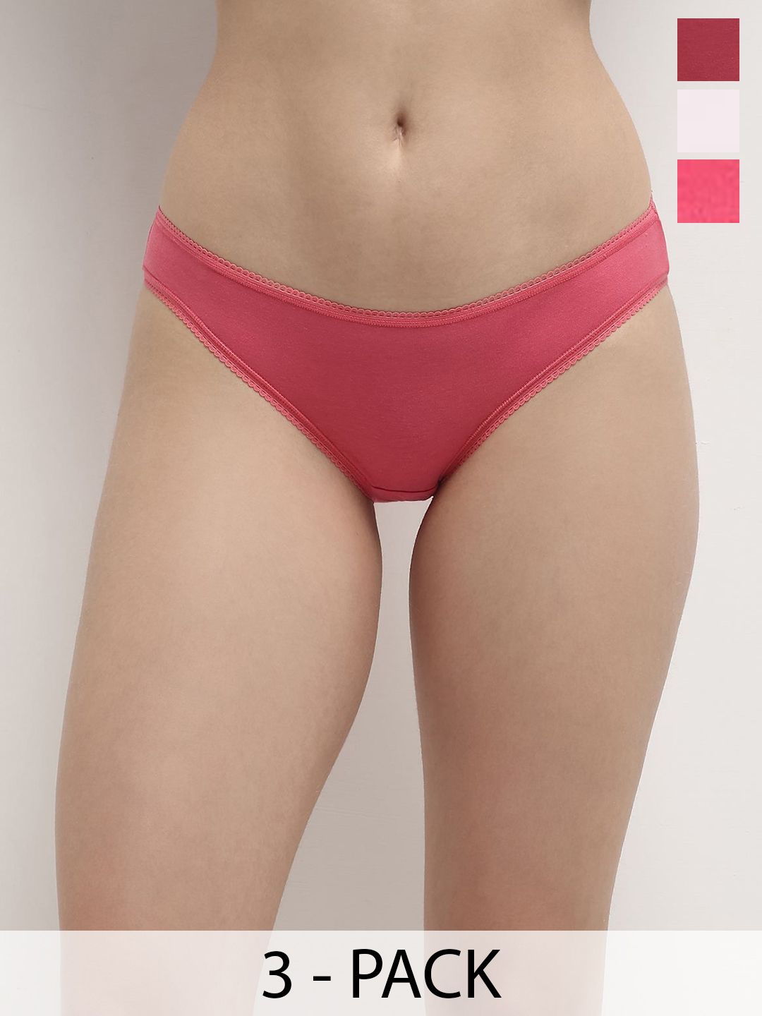 Marks & Spencer Pack Of 3 Bikini Briefs T613011KBURNT SIENNA-picture-27