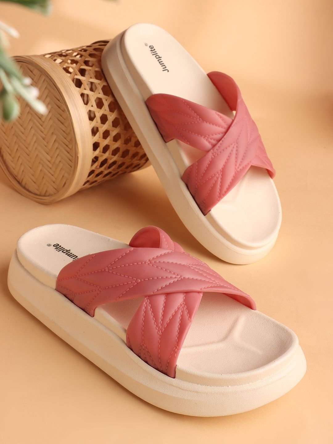 JUMPLITE Women Open Toe Flats-picture-10