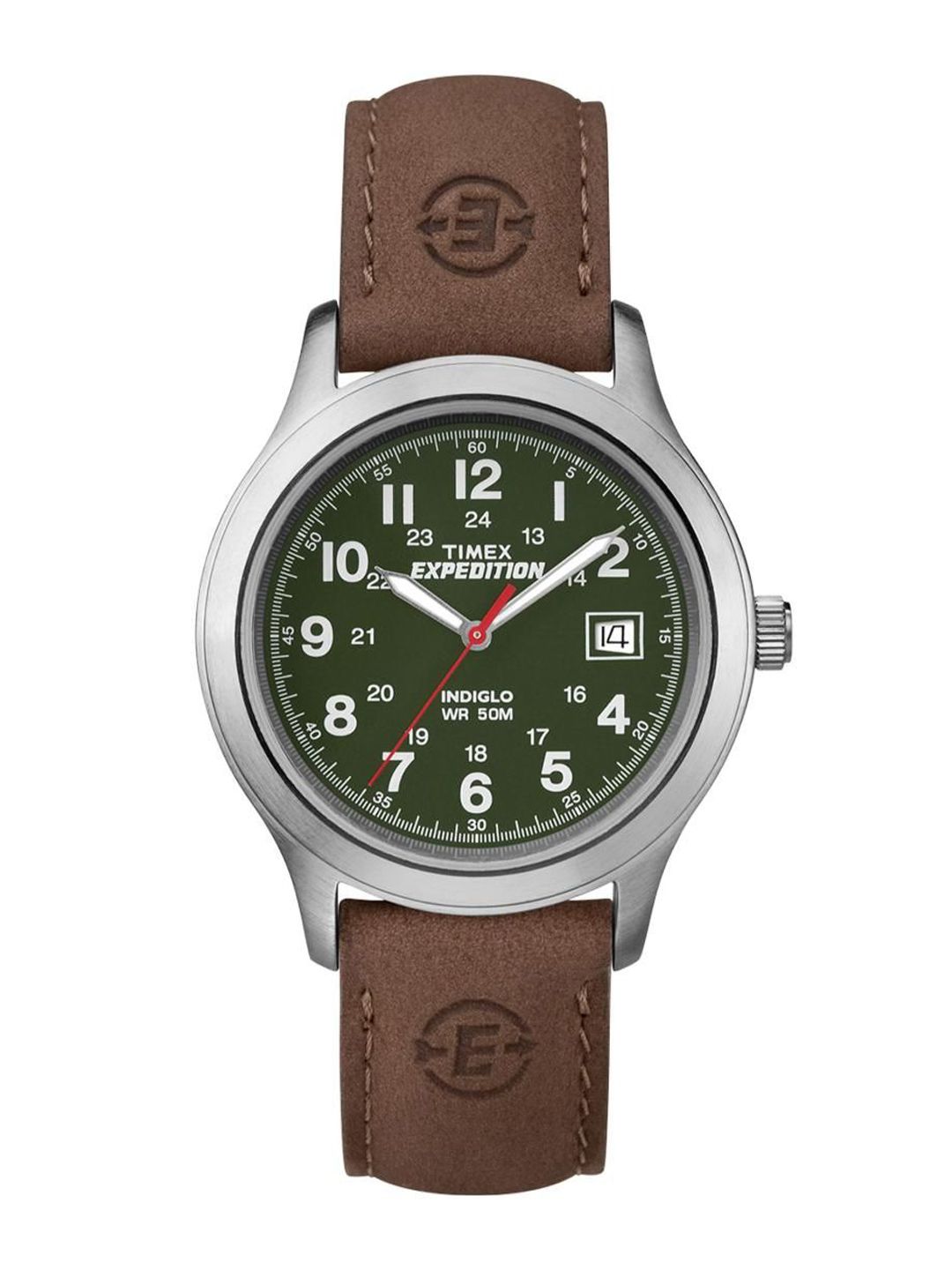 Timex Men Brass Dial & Leather Straps Analogue Watch T40051-picture-21