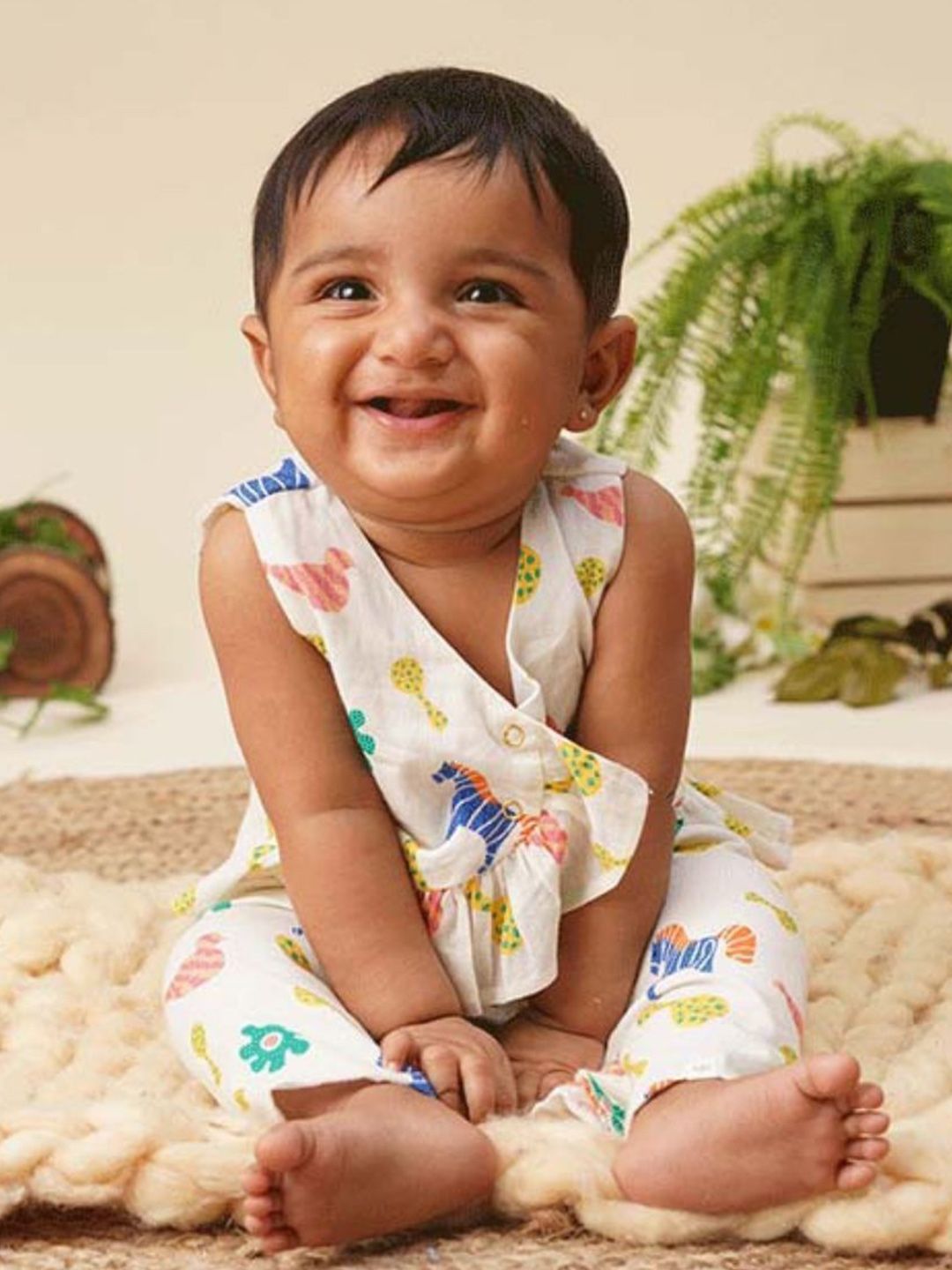 YK Girls Printed Top with Trousers-picture-52