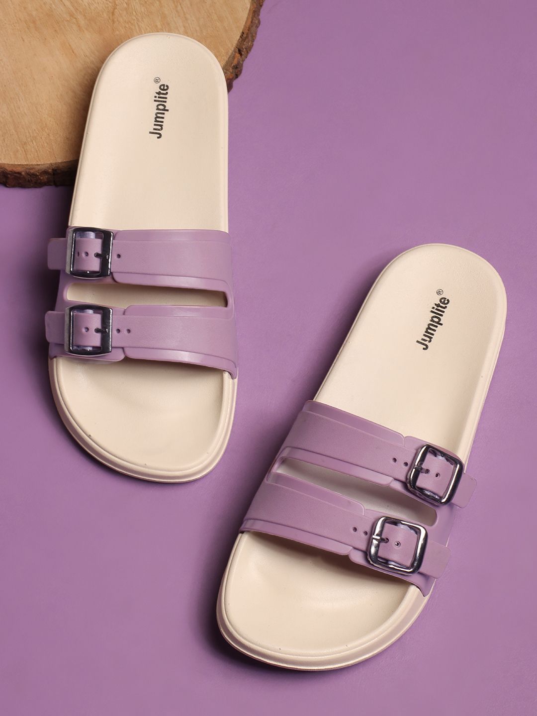 JUMPLITE Women Open Toe Flats-image-49