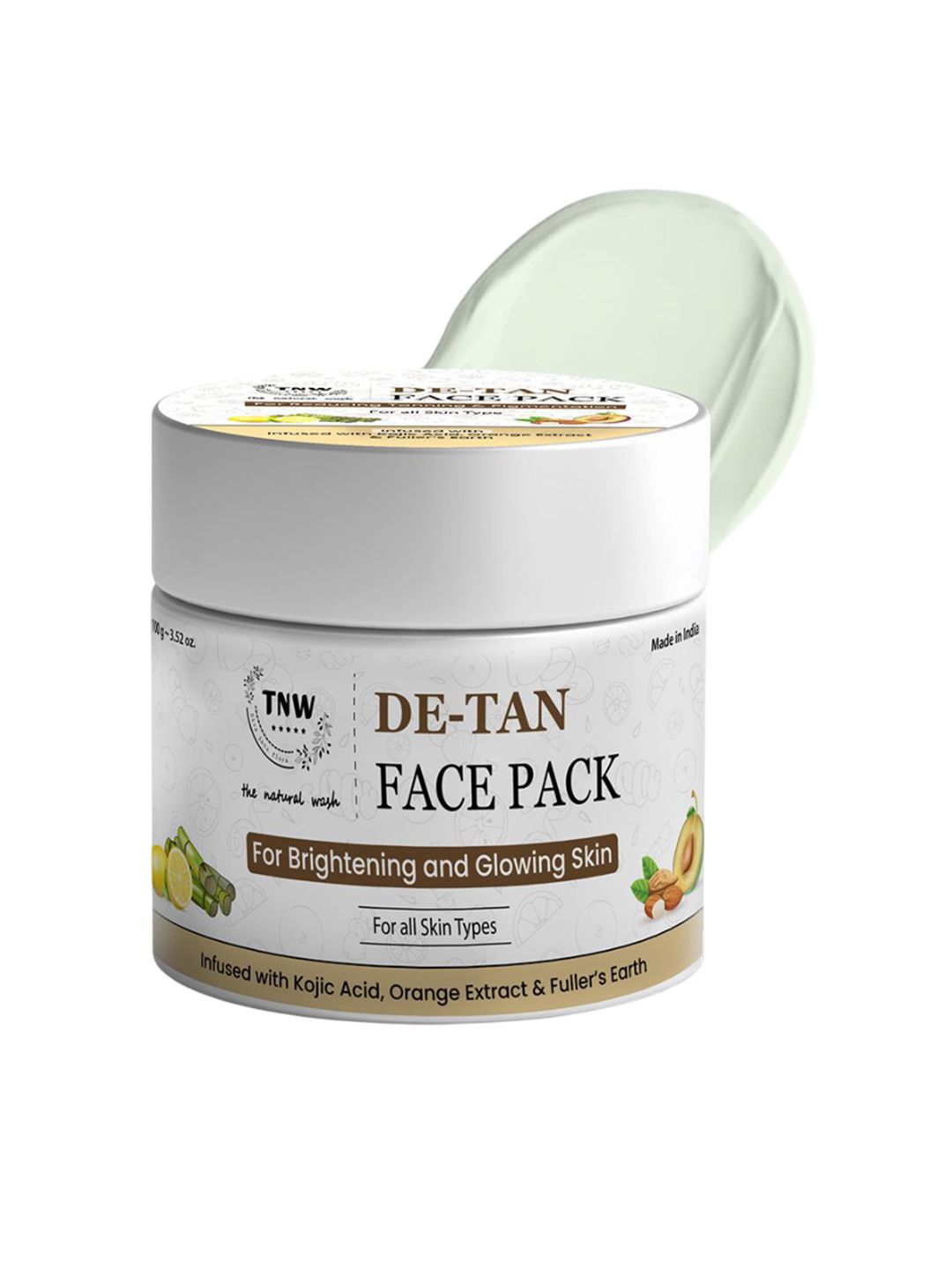 TNW the natural wash De Tan Face Pack For Brightening & Glowing Skin - 100 g-image-28