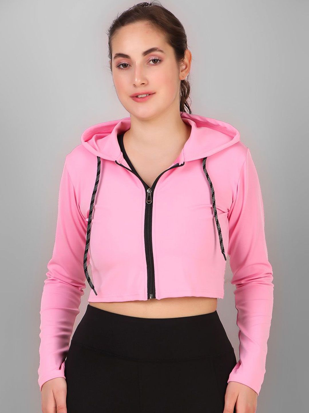 NEXSTEP Women Polyester Lightweight Crop Training or Gym Sporty Jacket-picture-21