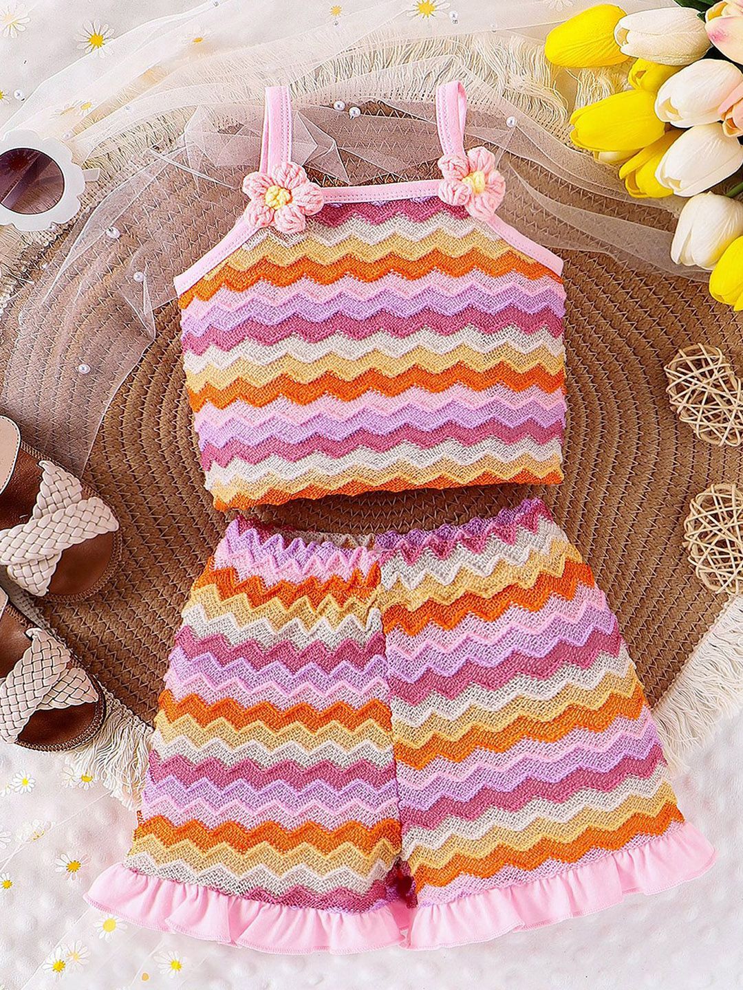 LULU & SKY Girls Top with Shorts-picture-47