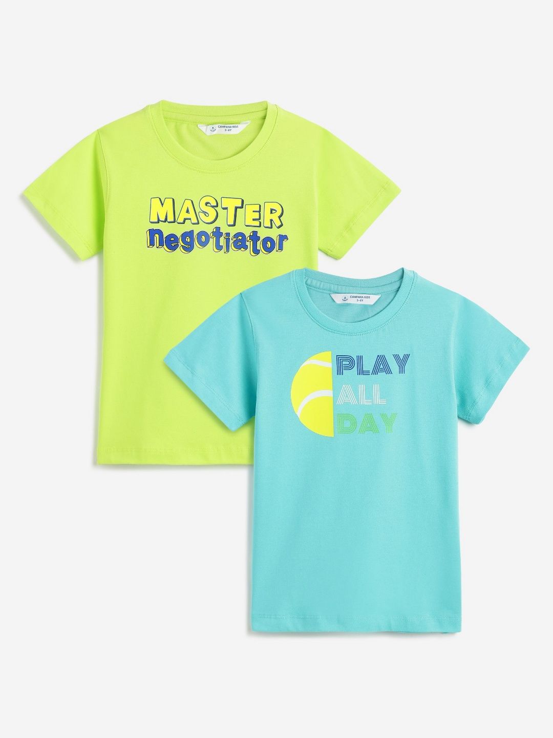 Campana Boys Typography 2 Printed Applique T-shirt-picture-17