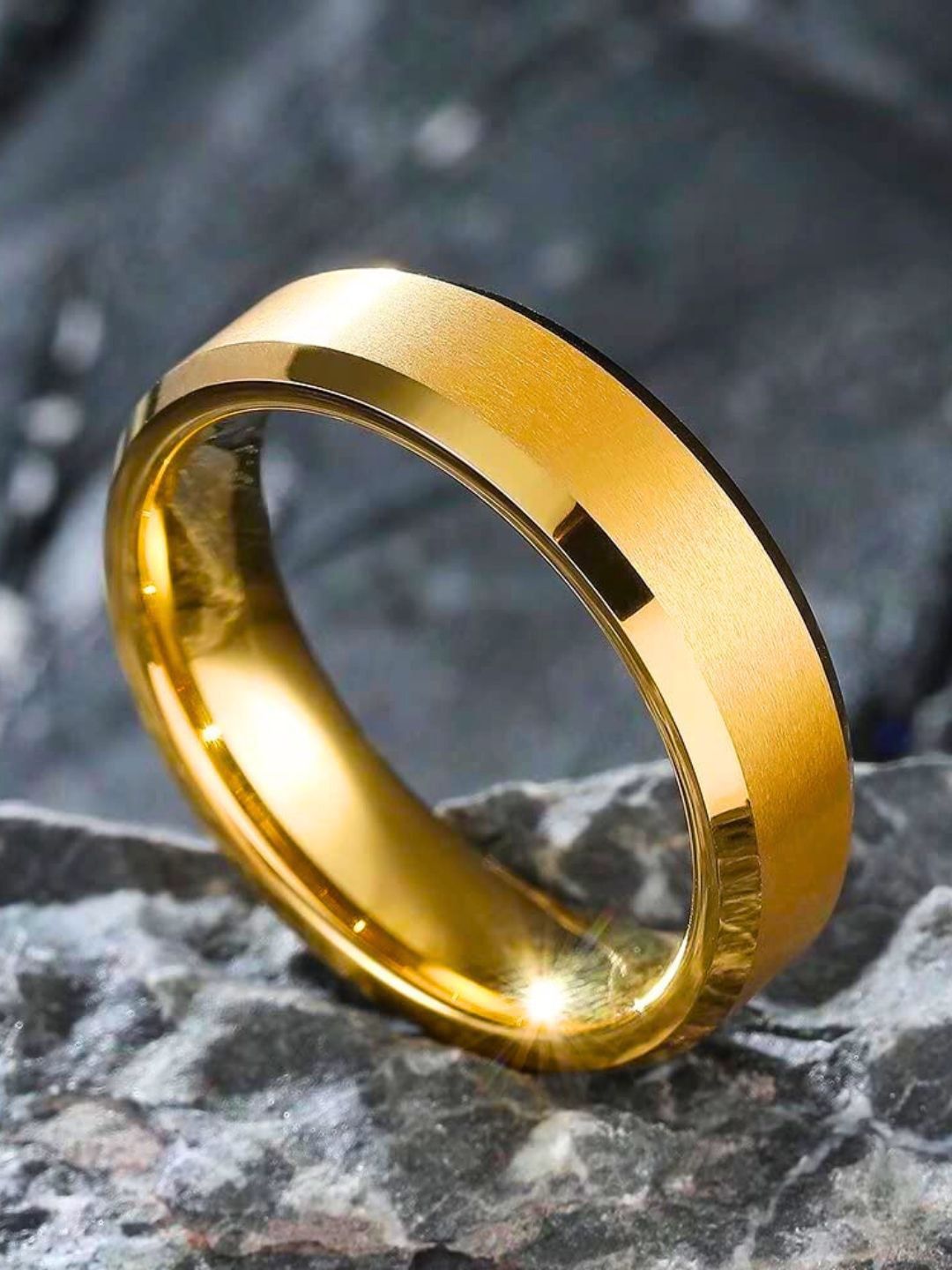 The Roadster Lifestyle Co Men Stainless Steel Band Ring-picture-26