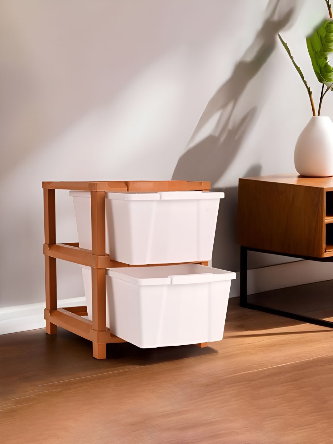 Aura Brown Set of 1 Regular Drawer Organiser Organisers-picture-11