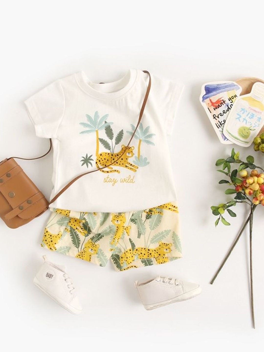 LULU & SKY Girls Printed T-shirt with Shorts-picture-13