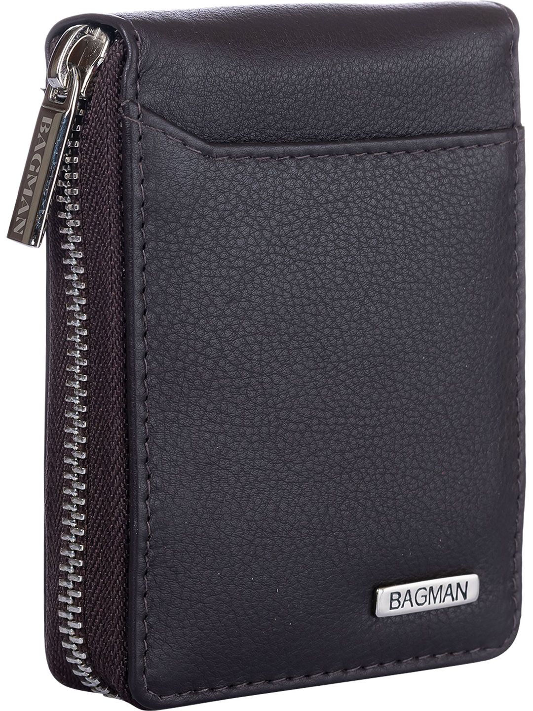 BAGMAN Men Leather Zip Around Wallet-picture-56