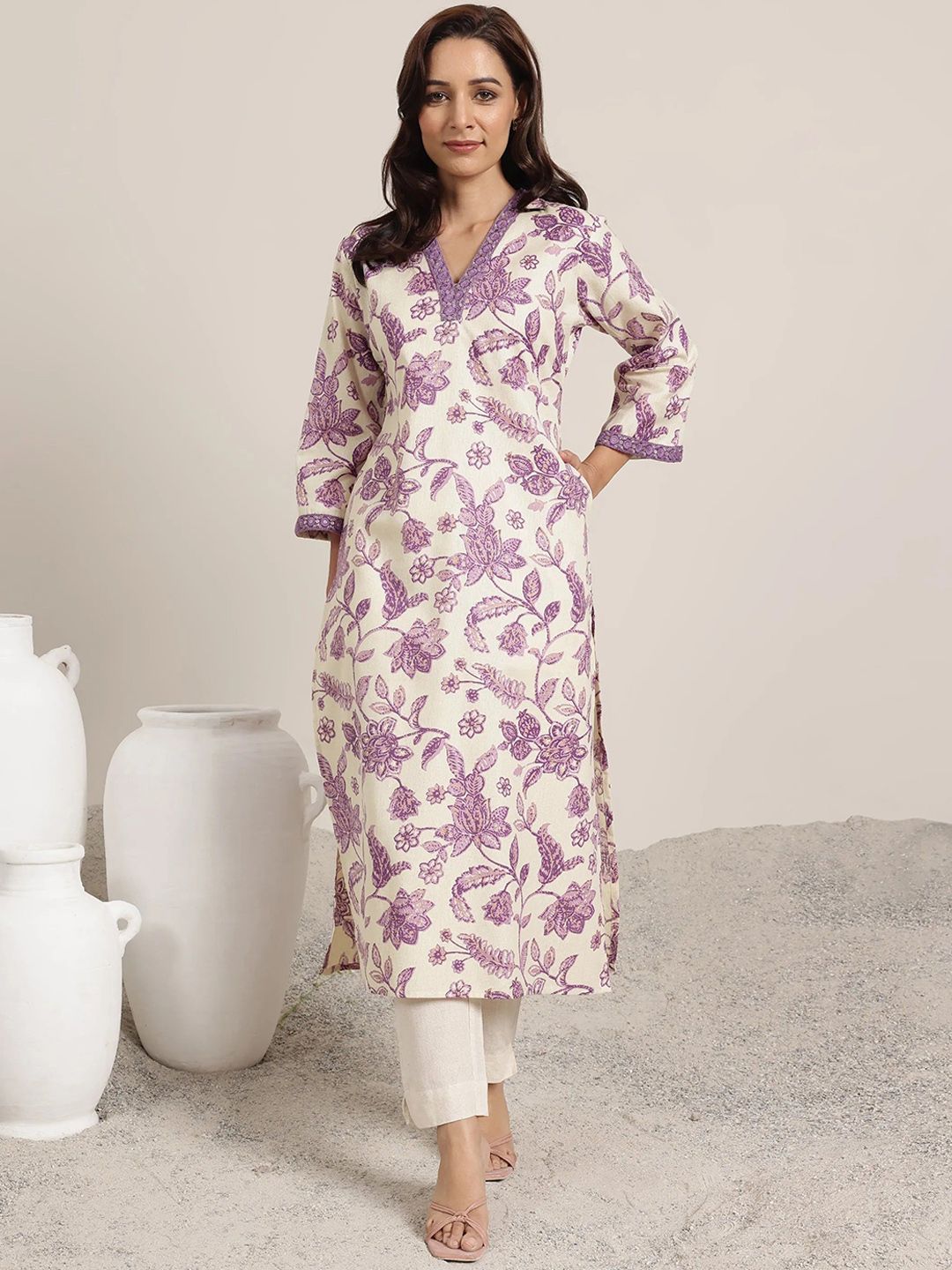 PHYSIL Women Floral Embroidered Floral Kurta-picture-35