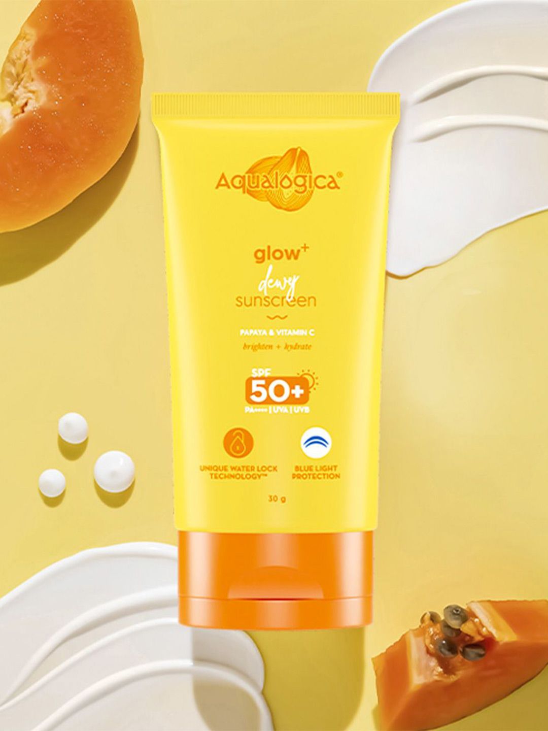 Aqualogica Glow+ Dewy Sunscreen SPF 50 PA++++ - 30 g