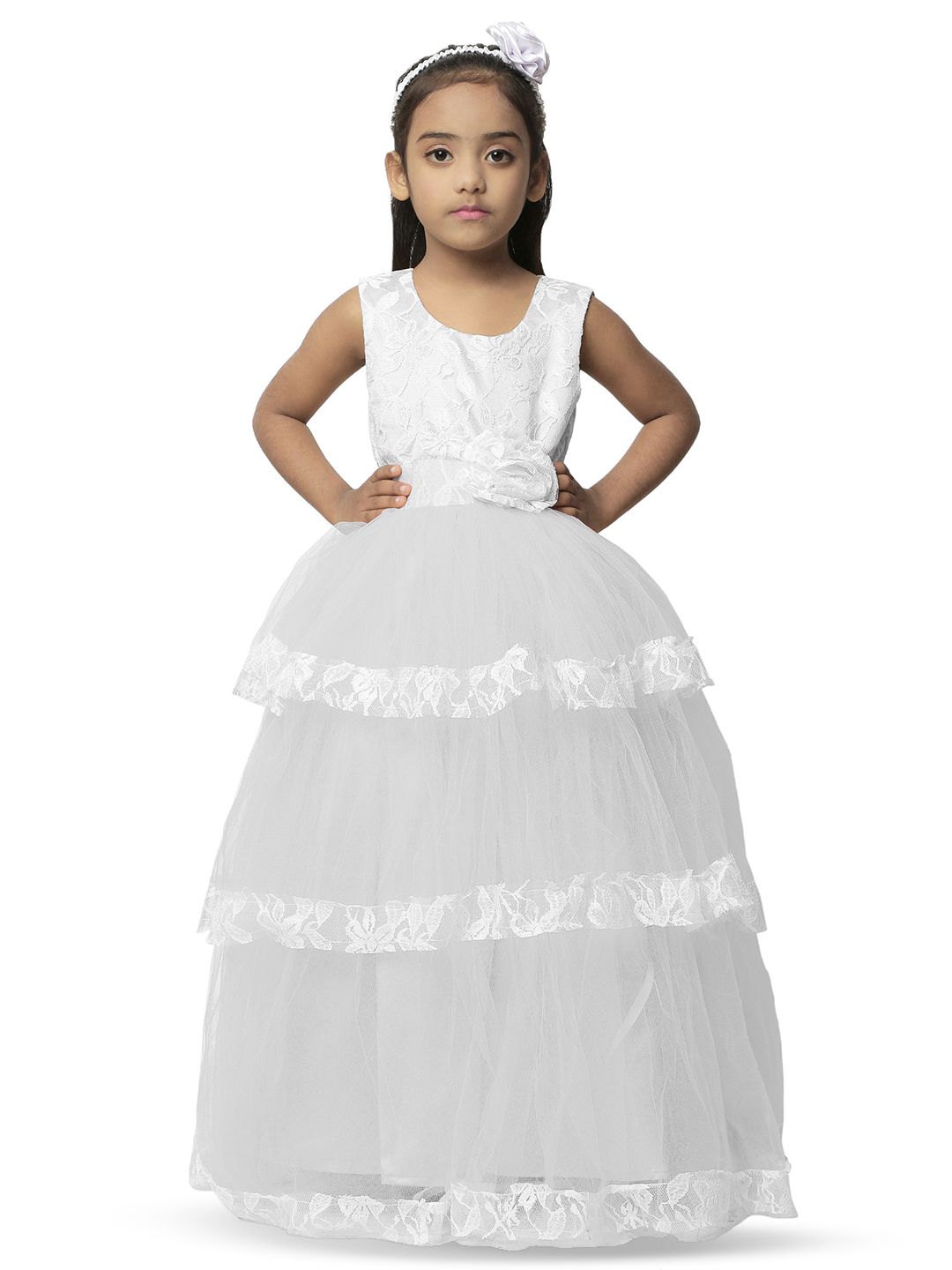 Wow Princess Net A-Line Maxi Dress-picture-37